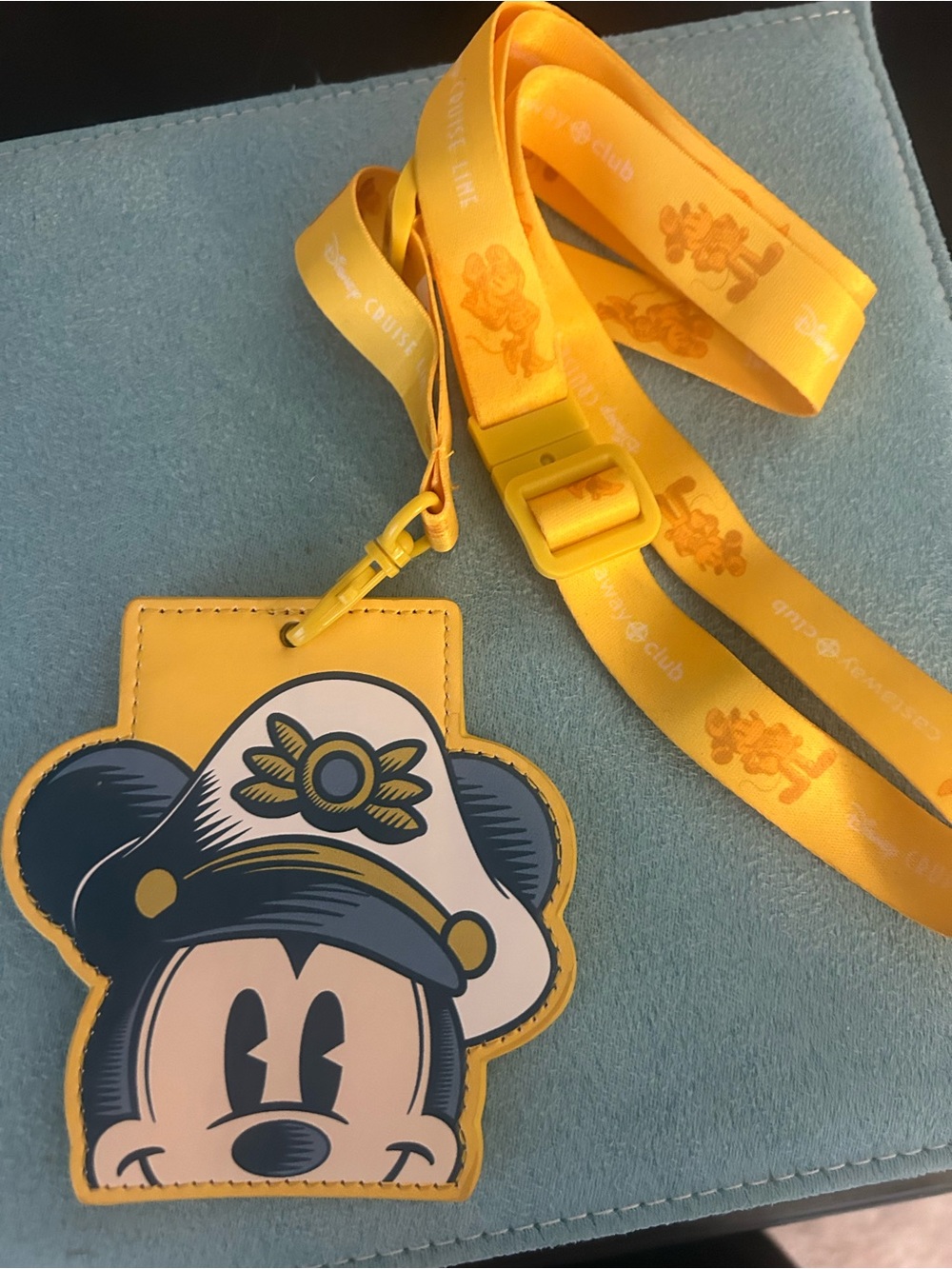 Disney Cruise Line Gold Lanyard